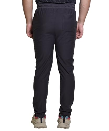 Image of Track Pant for Men - Polycotton Joggers, Gym Pants & Lowers for Men with Adjustable Waist, Moisture-Wicking Fabric & Pockets - Cargo & Ideal Sports Pajamas for Workout & Casual Wear