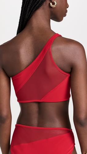 Norma Kamali Women's Snake Mesh Bra Bikini Top3