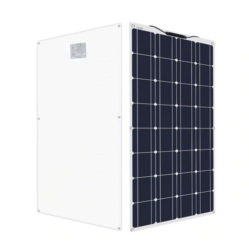 AISINILALAO Kit de painel solar de 100W com painel solar monocristalino de alta eficiência e para RV