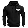 GYMTIER Short Sword - Spartan Forged - Men's Gym Hoodie - Training Bodybuilding Top, Black, 5XL #2