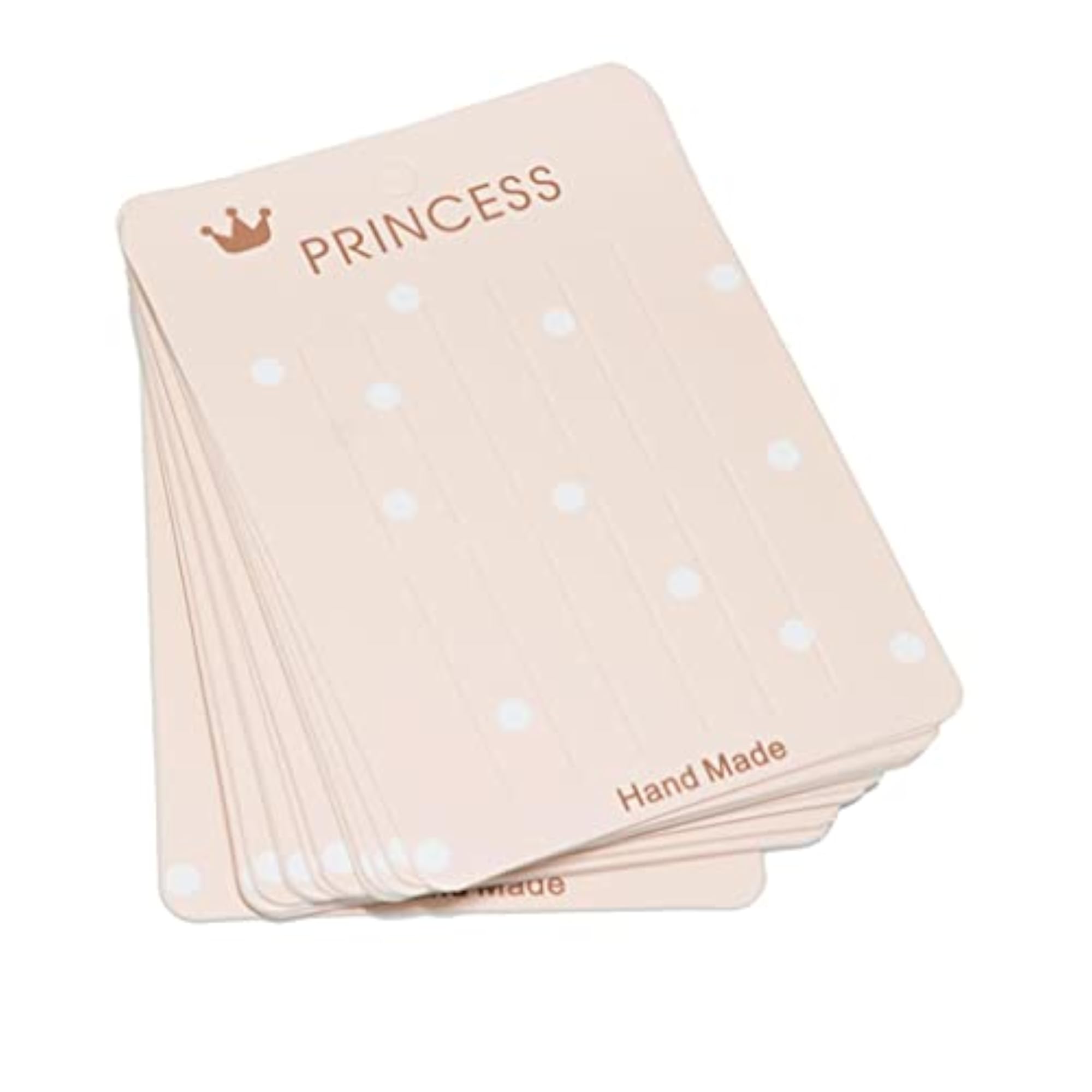 Jewelry Display Paper Cards, 3x20 Pieces, Pink Dots