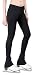 Figure Skating Pants with 2-tones Waistband (Black, Adult Extra Small)
