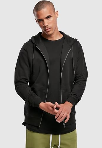 Felpa Jogging Di Urban Classics - Basic Terry Zip Hoody - S A Xxl - Uomo - Nero - 6