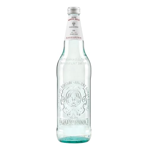 Image of Galvanina Still Mineral Water - Premium Italian Mineral Water, 750 ml Glass Bottle (Pack of 1) | Pure, Crisp & Naturally Balanced.