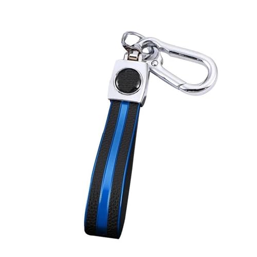 Étui clés de voiture pour MG ZS EV MG6 EZS bleu cuir TPU porte-clés