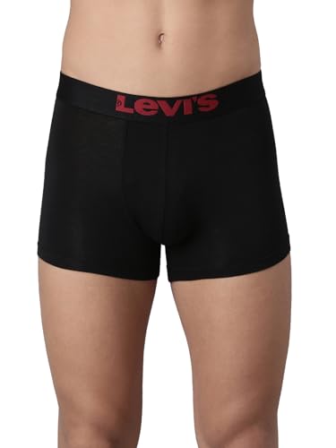 Image of Levi's Men's Solid Cotton Mid Waist Fit Durable and Breathable with Enhanced Comfort Breif