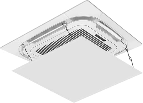 Deflectores de aire for ventilación techo, Deflector, Instalación colgante, Tela Oxford, for acondicionado central(60x60cm/24x24in)