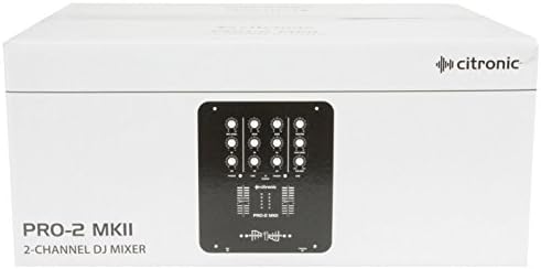 citronic PRO-2b 2 Channel DJ Mixer with 5 Inputs