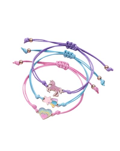 KGDUYC 3pcs Pulseras niña,pulsera niño, pulsera arco iris regalo niña,...