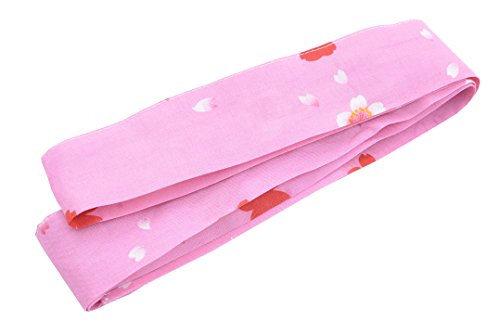 Kimura Jitsugyo Women's Kyoto Traditional Easy Wearing Kawaii Yukata Robe(Japanese Casual Kimono) Cherry Blossoms & Butterfly Set 2 Medium Woman #TOP3