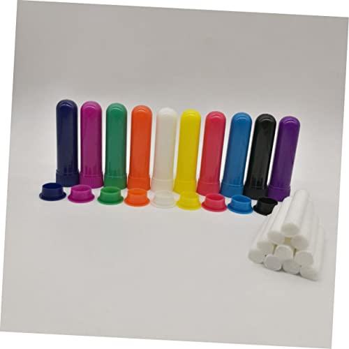DOITOOL Pipetas Nasais 12 Conjuntos De Inaladores Essenciais De Aroma Ou Algodão Recarregáveis ​​Dif
