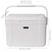 Xoeryoy Hard Cooler 5.3 Qt Small Cooler Insulated Box Portable Ice Chest with Handle ＆ Temp Display Leak-Proof Beach Keep 48-72 Hours Cooling for Picnic Camping Sports