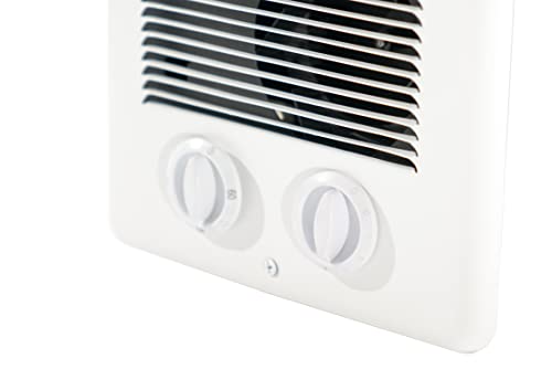 Cadet Com-Pak Bath Electric Wall Heater Complete Unit With Thermostat And Timer (Model: Cbc103Tw, Part: 65101), 3415 Btu, 240/120 Volt, 1000 Watt, White #TOP4