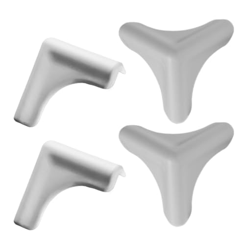 Paraurti angolari per mobili, set di pezzi, protezioni in silicone morbido, cuscinetti trasparenti anti collisione, design antiurto, barriera sicura per soggiorno, tavolo e cappa