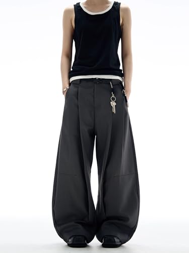 GUOYUXIAO Men's Jeans Washed Cargo Pants Loose Fit Trouser for Men4