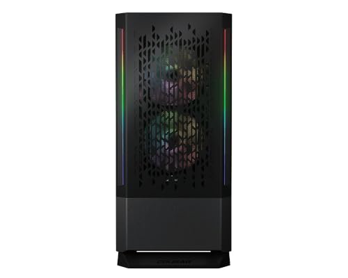 Cougar MX430 Air RGB - Carcasa de Torre Media Negra (M-ITX/M-ATX/ATX)
