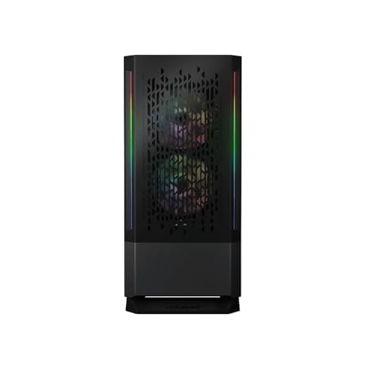 COUGAR MX430 Air RGB Black Mid Tower Case (M-ITX/M-ATX/ATX) (CGR-51C6B-AIR-RGB)
