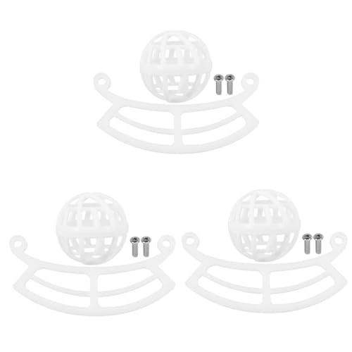 Abaodam 3 Sets Bird Feeder Extension Perch Accessory Plastic Bird Extension Perch