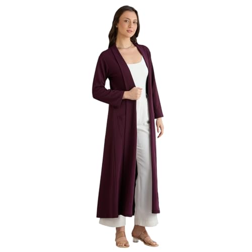 Image of Smarty Pants women's cotton open front trench jacket.