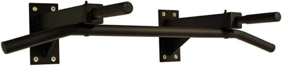 vidaXL Chinning Bar - Heavy-duty 550 lb Capacity Wall-mount Metal Pull-up/Chin-up Bar, Ideal Exercise Equipment for Home Workouts