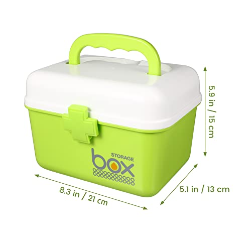 Zerodeko Lock Box for Medication Medicine Lock Box with Handle Locking Storage Box Portable Safe Box Large Storage Box with Lock - Image 2