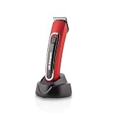 Orbegozo CTP 1820 - Corta pelos eléctrico recargable, 5 posiciones de corte, sin cable, base de carga con luz...