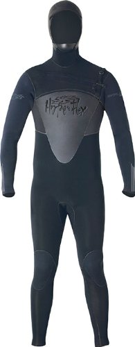 Hyperflex Wetsuits Men's Flow 5/4/3mm Hooded Front Zip Full Suit
