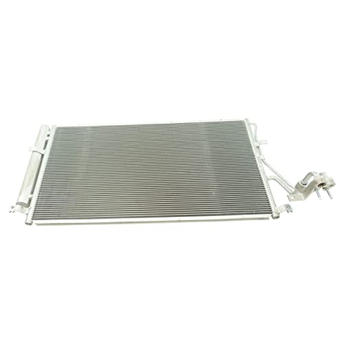 Image of TRQ A /C Condenser and Receiver Drier Assembly Compatible with 07-09 BMW X5 10 X5 xDrive30i 10 X5 xDrive48i 10-18 X5 xDrive35d 11-18 X5 xDrive35i 14-18 X5 sDrive35i 08-19 X6 xDrive35i