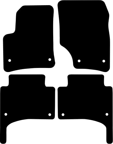Kovvar Tapis de Sol Compatible avec Porsche Cayenne 9PA 2003-2010 | Qualité: Basic