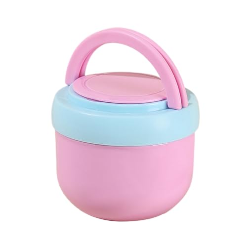 Tarro de alimentos aislado al vacío, tarro a prueba de fugas para microondas con cuchara, cuenco térmico aislado para almuerzo, sopa, para negocios, oficina, picnic, escuela, hogar, camping, viajes
