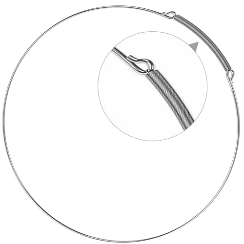 Dinghosen W11032829 Boot Seal Retaining Ring for Whirlpool Washer Door Boot Seal, Washer Door Bellow Seal Clamp Ring Replacement Washer Bellow to Front Panel Clamp, Prevents Water Leaks