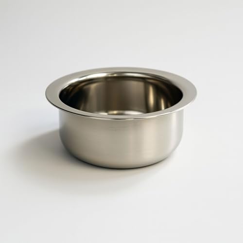 Image of South Indian Coffee Dabara Set Stainless Steel | Pack of 4 | 100 ml Tumbler and 200 ml Bowl | Traditional Kumbakonam Filter Coffee Drinkware Set with Mirror Polish Finish