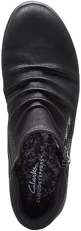 Clarks Women's Breeze Range Ankle Boot, Black Synthetic, 9 | Image 6