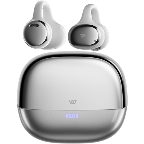 Écouteurs à clipser sans fil Bluetooth 5.3 avec affichage LED