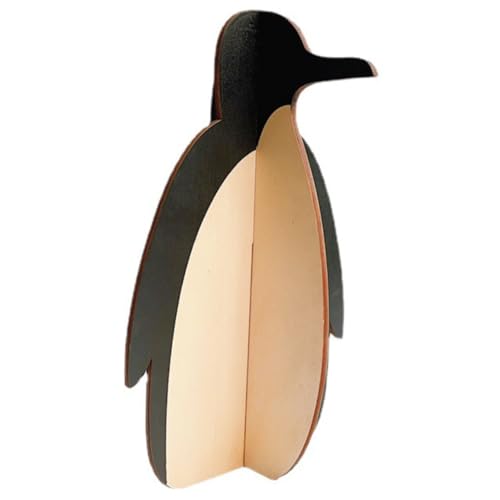 LIGIGWASH ペンギン形状木製メガネスタンド 多機能めがね置きラック かわいい動物デザイン 卓上収納アクセサリー対応 家 店舗用実木眼鏡ホル