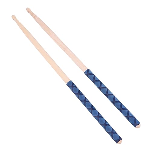 Dos pares de baquetas de madera de arce azules miniatura 1