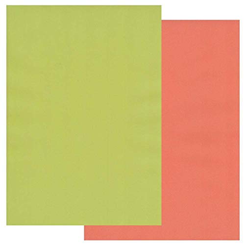 Papier parchemin Groovi anti-déchirure orange lime 150g pour projets d'art