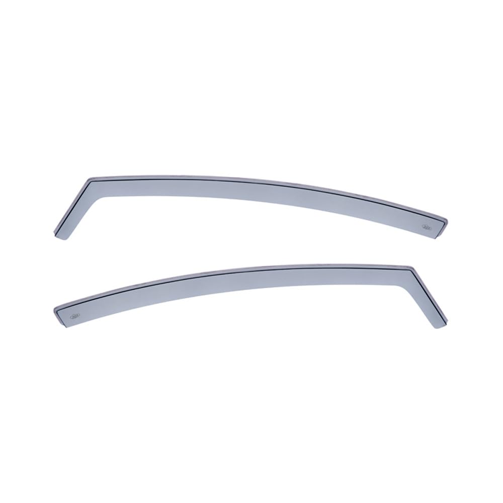DGA Wind Deflectors compatible with Seat Leon II (1P) 2005-2012 (2-pieces), Grey