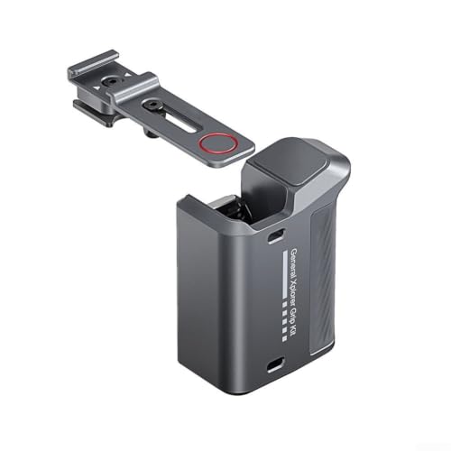 Kit de empuñaduras de metal para Insta360 Ace Pro y dji Action 5 jaula gris 2
