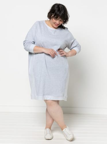 Patrón de vestido Anderson para coser ropa de punto cómoda de diario 8