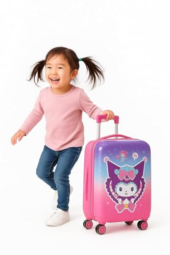 Image of ADSON Abs Kids Trolley 360 Rotating Luggage 360 Wheels Non-Breakable Exclusive Edition 20 Inch Kids Hardsided Suitcase with 4 Wheels, 360 Wheel Travel Trolley Bag
