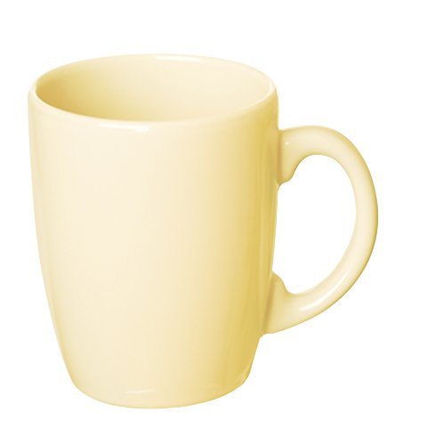 Excelsa Trendy Mug, Ceramica, Crema, 8x11x11 cm