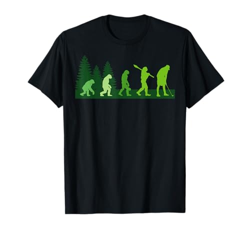Produktfoto von Golfer Evolution Golfspieler Geschenkidee für Golf Fans T-Shirt