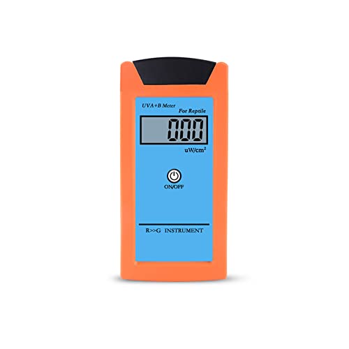 UV Light Meter Handheld Combined Ultraviolet UVA & UVB Digital Illuminance Meter with 2 Inch Digital Display,Portable UV-AB Light Tester for Reptile Bulb,Car ​​Solar Film UV test