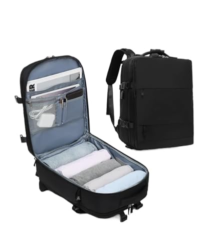 Sac à dos ordinateur portable avec chargeur USB et compartiments séparés pour éviter les fuites