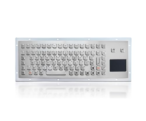 K-TEK-A392TP-FN-DWP �X�e�����X�L�[�{�[�h �^�b�`�p�b�h�t�� �H�Ɨp�L�[�{�[�h IP65�h�� �j��h�~ �p�l���}�E���g 90�L�[ �t�@���N�V������USB�t�� �}�C�j���O ��� �Z���t�T�[�r�X�[�q