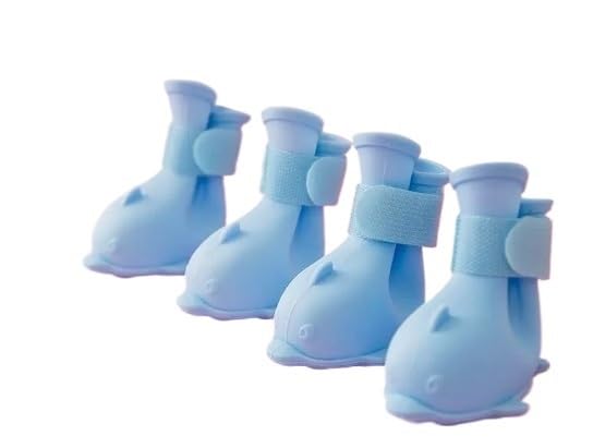 Bottes de pluie imperméables pour chien évitant les glissades sur sol mouillé