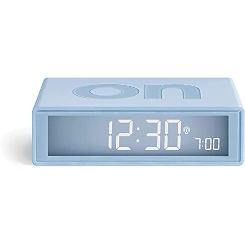 Lexon Flip+ Digital Alarm Clock with Snooze Cover
