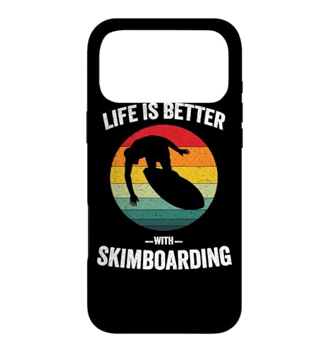 Life is Better with Skimboarding ���B���e�[�W�X�L���{�[�h �X�}�z�P�[�X iPhone 17 Pro Max �p