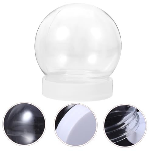 MUSISALY 10 Peças Globo De Neve De Natal Suprimentos DIY Globos De Água Vazios DIY Globo De Água De